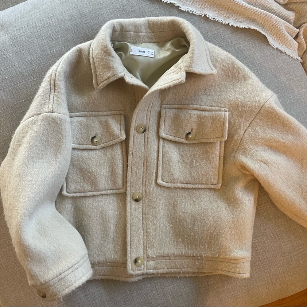 Mango Brushed Wool Jacket